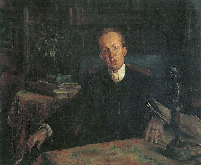 Lovis Corinth Portrait of Gerhart Hauptmann oil painting picture